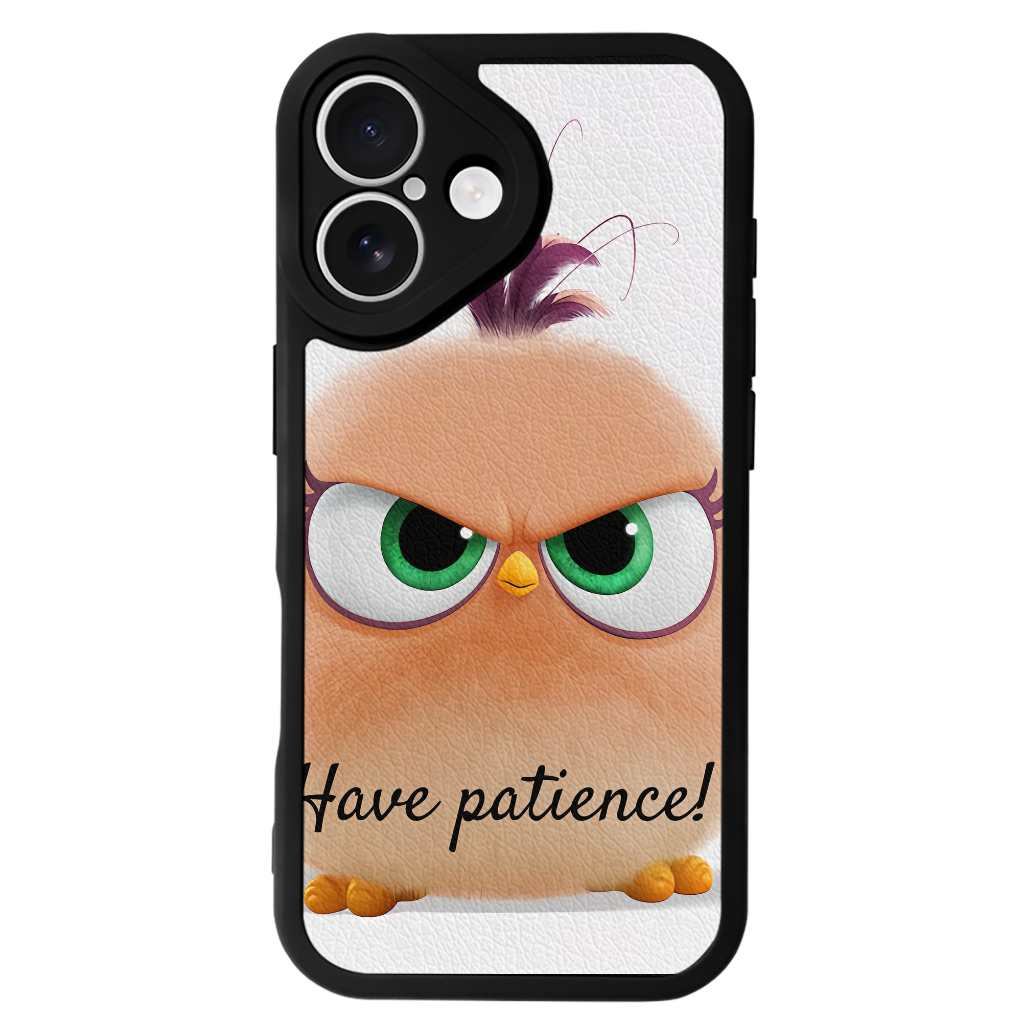 （画像用） Angry Birds アングリーバード 【iPhone 16シリーズ対応】シリコンスマホケース（レザー調） 材質：シリコン